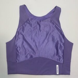 Nike Pro Training Membership crop tank in purple